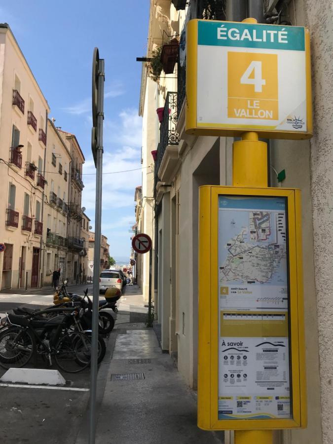 Chaleureux Studio Mansarde - Coeur De Ville De Sète Exterior foto